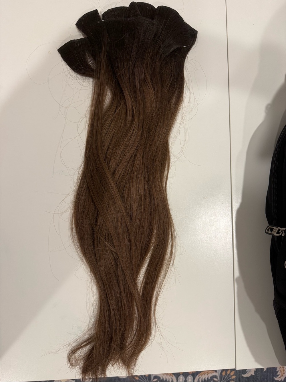JZ styles 22in Clip-In Hair Extensions in Brown - Natural-Look Women Hair